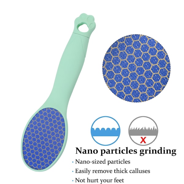 Fotfil, nanoglass-hårfjerner og negleklipper-fot