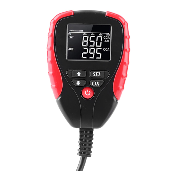 AE310 Auton akun kuormitustestaaja Digitaalinen 12V LCD-näyttö Ajoneuvon analysointi Diagnoosi työkalu