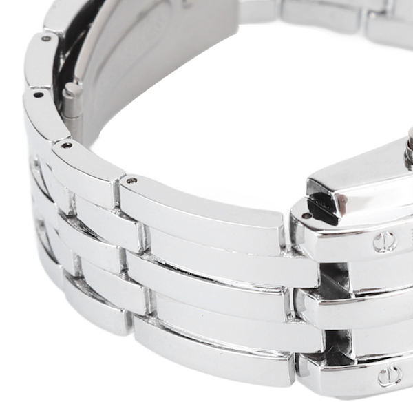 LED-klocka Unik binär tidsläge Display Konvex bågstruktur Vattentät LED-armbandsur Elektronisk klocka Silver L