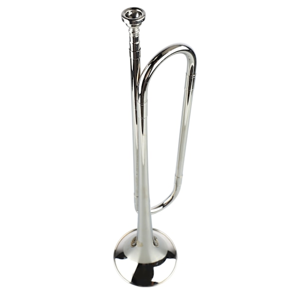 Bb-bugle i messing, retro standard trompet, musikkinstrument for skoleband, kavalerikorps og orkester