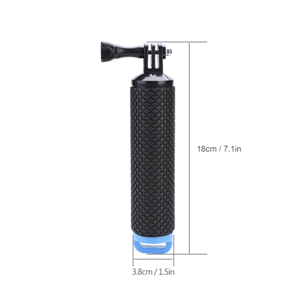 Liukumaton kelluva bobberi-sauva kelluva käsikahva Monopod Gopro SJCAM Xiaomi Yi:lle (sininen)