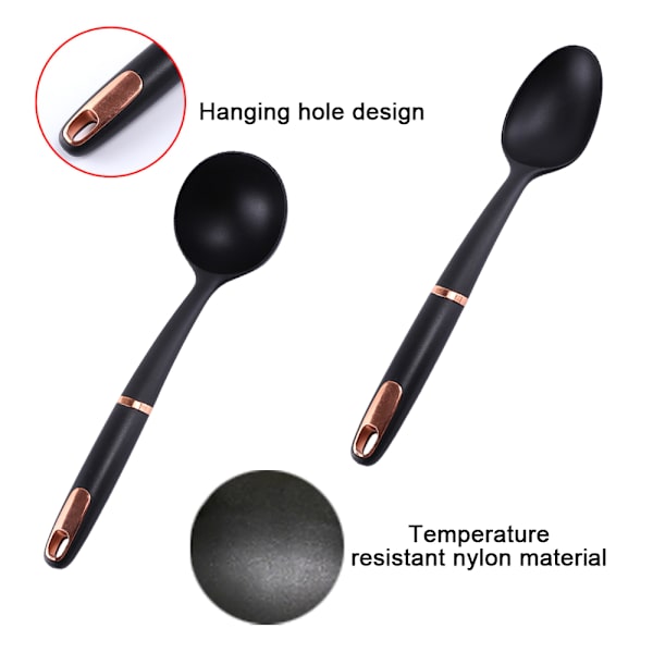 Nylon keittiövälineet, 2 osaa keittiövälineet