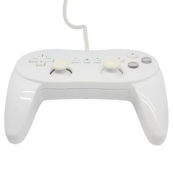 2x Klassisk Controller til Nintendo Wii Konsol Kablet Gamepad til Wii Remote