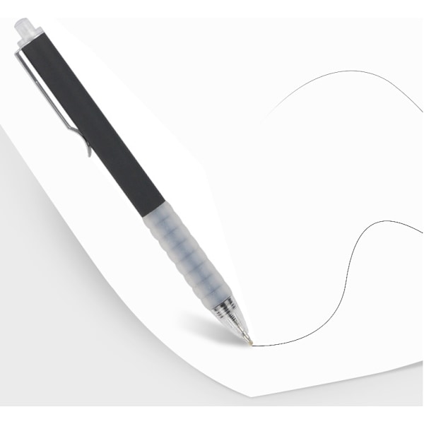 Lin.Pen kulepenner Medium Point 1mm svart blekk Arbeidspenn med