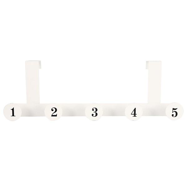 Dekorativa hushållsartiklar, väggmonterade kraftiga krokar för upphängning av kläder, ryggsäckar, hattar, halsdukar, minimalistisk design vita krokar för alla rum