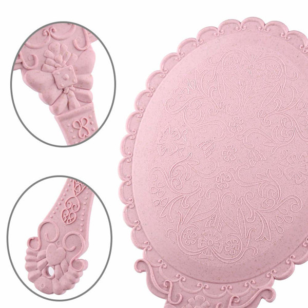 Käsipeili Vintage Käsikäyttöinen Peili Kahvalla Vanity Meikki