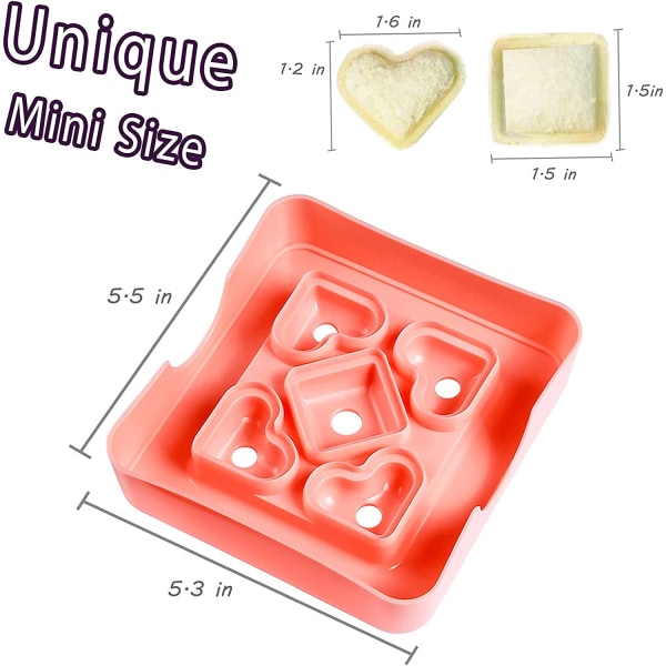 Mini-voileipäleikkuri ja -sulkija lapsille, DIY-taskuvoileipä