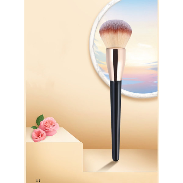 Puderborste - Makeupborste för stor täckning Mineralpuder Foundation Blending Buffing 1 st