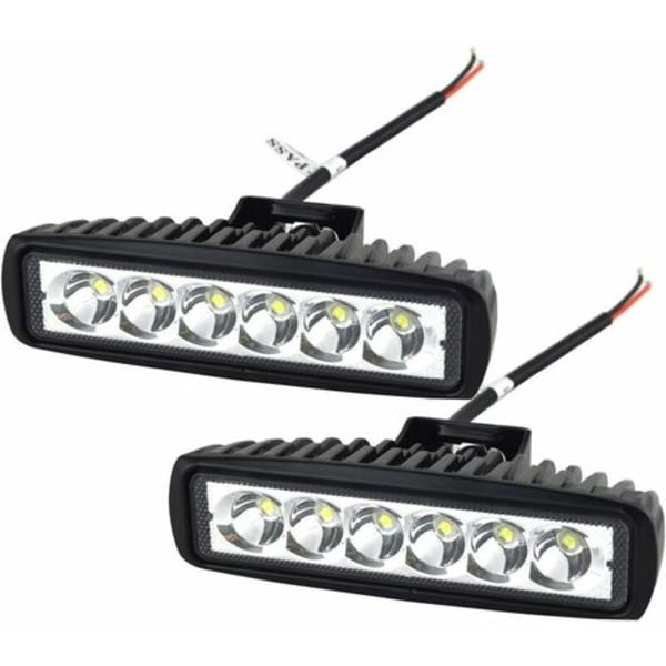 LED arbejdslys LED bar 12V 18W 15cm bil LED forlygte