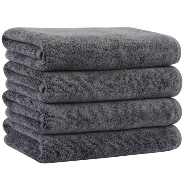 Mikrofiberhandduksset med 4 | Mjuka och lätta mikrofiberhanddukar