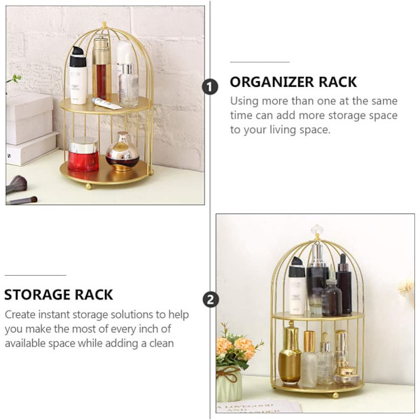 2 Etagers de Rangement Cosmétiques