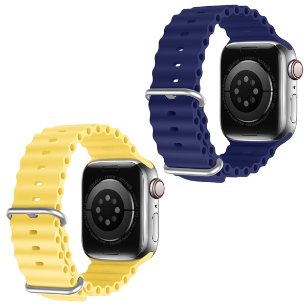 2 STK rem kompatibel med Apple Watch Band Justerbar