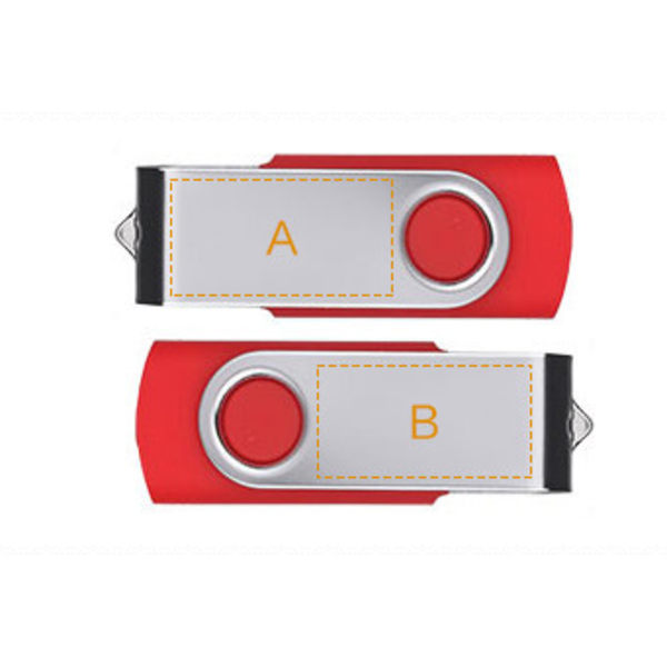 1. USB-muistitikku, 16 Gt, suuri tallennustila, satunnainen väri