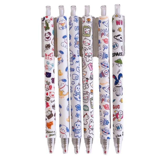 Kulepenn, student signaturpenn gelpenn, assorterte farger, 0,5 mm