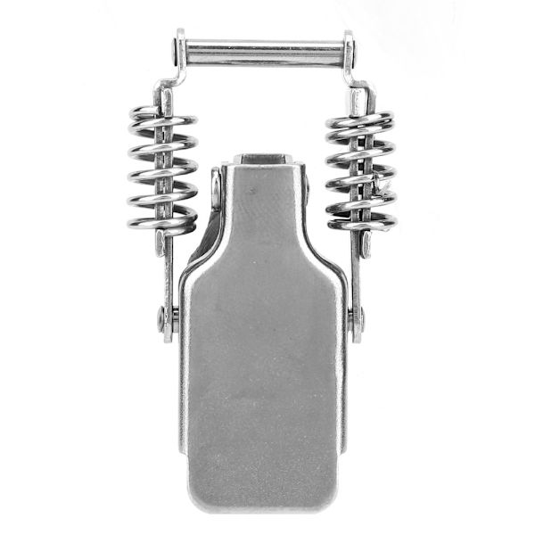 2 stk. Forårslåsegreb Lås Jern Nikkelbelagt/Rustfrit Stål 201 Hasp Spænde Fastgørelsesbeslag Hardware Tilbehør 2 stk. Jern Nikkelbelagt