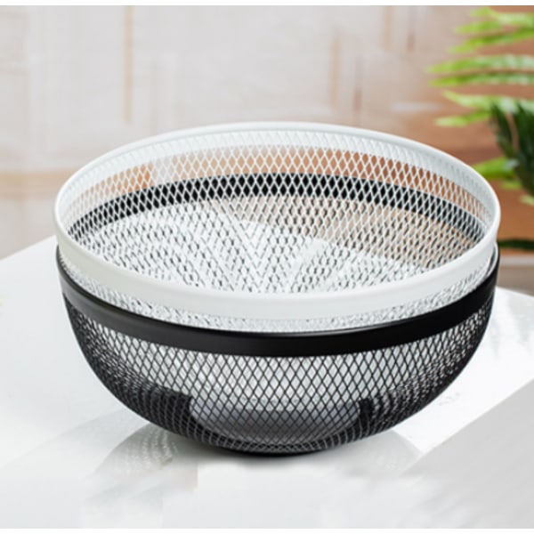 JHY DESIGN Metallnät Fruktkorg 10,5'' Diameter Stor Godis