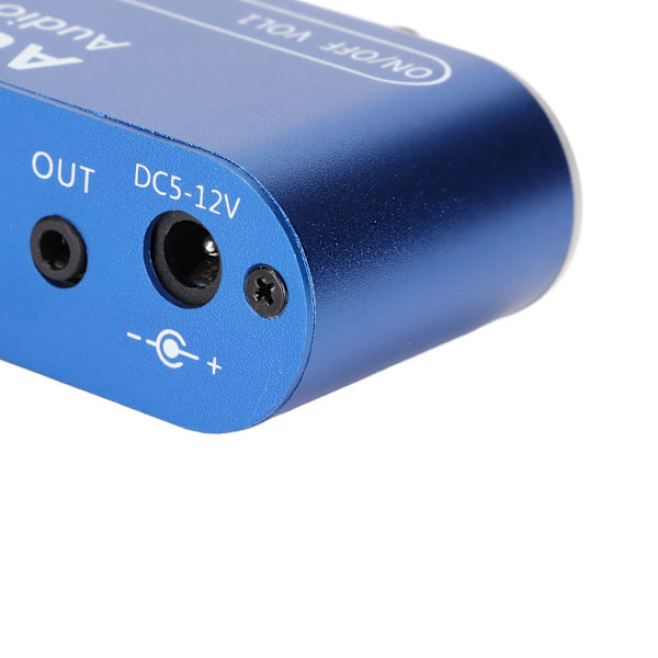 Mini Stereo Mixer 4 i 1 ut Volymjustering 3,5 mm Ljudväljare Förstärkare för PC Laptop Hörlurar