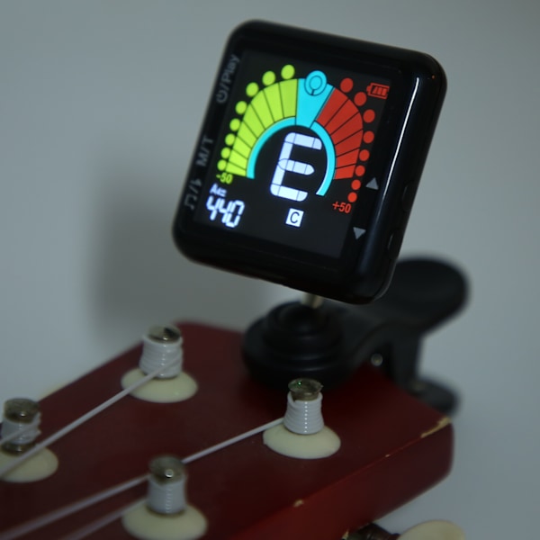 Metronom og Stemmestemmer Klips, Oppladbar 2 i 1 Multifunksjonell Strengeinstrument Stemmeapparat