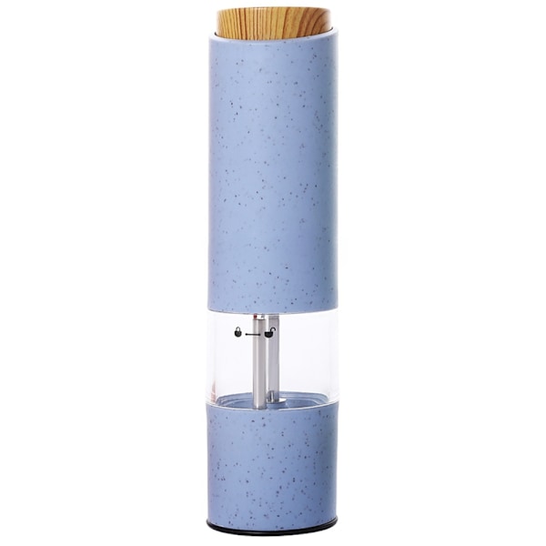 Elektrisk pepparkvarn Automatisk saltkvarn Vetefiber blue