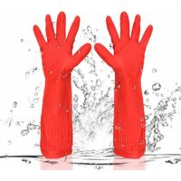 3 Piece Rubber Gloves - Printed Household Cleaning Gloves