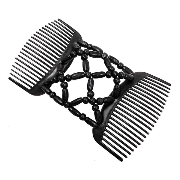 2 st Pärlkammar, Magiska Elastiska Hårclips Stretcha Hårclips Dubbla Clips, Dam Hårclips U