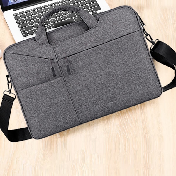 Laptopväska Datorfodral Väska med Axelrem, Vattentät