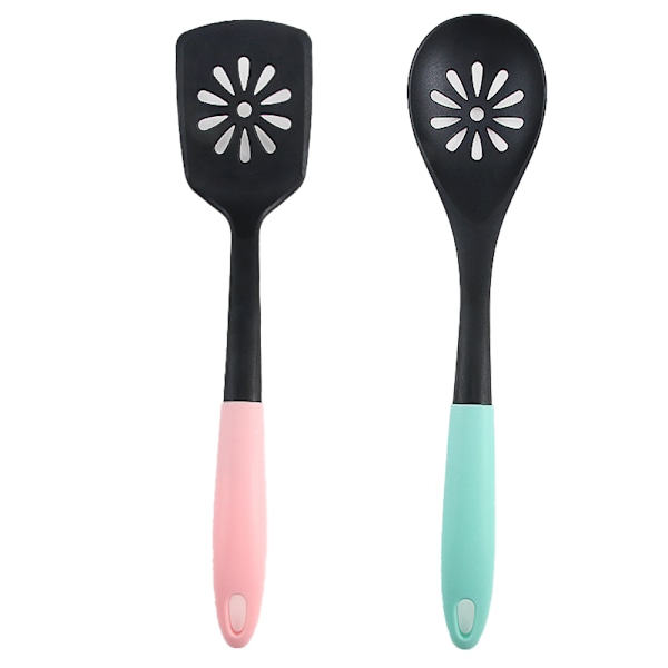 Nylonkøkkenredskaber non-stick stegespade ske tæt mere
