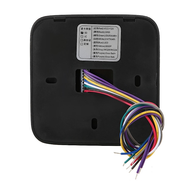 Wiegand26/34 Access Control Reader 13.56MHZ/125KHZ RFID IC/ID Kortläsare IP65 Vattentät (IC)