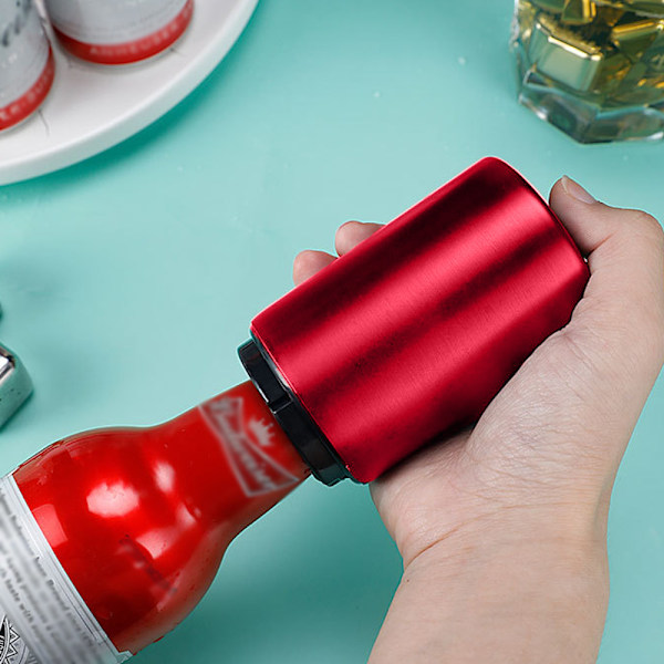 Automatisk kapsylöppnare, magnetisk kapsylfångare för bartenderverktyg