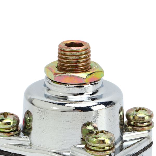 Brændstoftrykregulator Zink Legering 1‑4 PSI 3/8in NPT Port 12‑804 til Edelbrock Forgassere