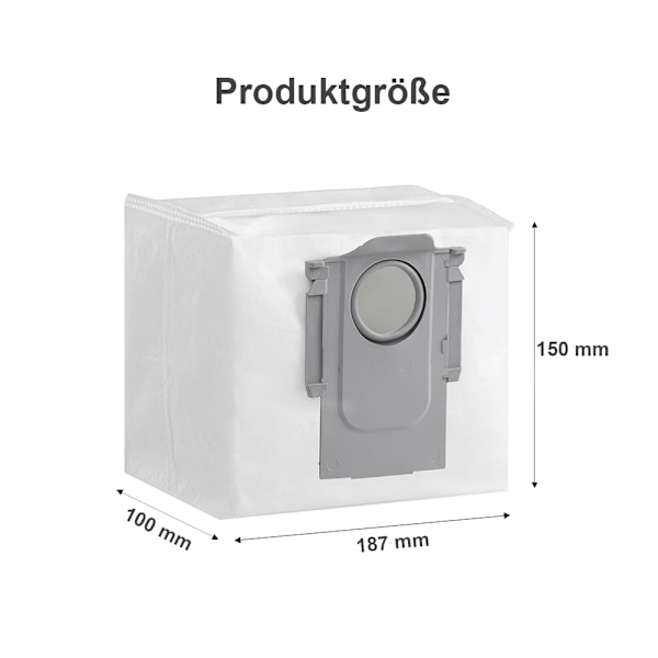 Engangsvakuumrenserposer til roborock Q5 robotstøvsuger