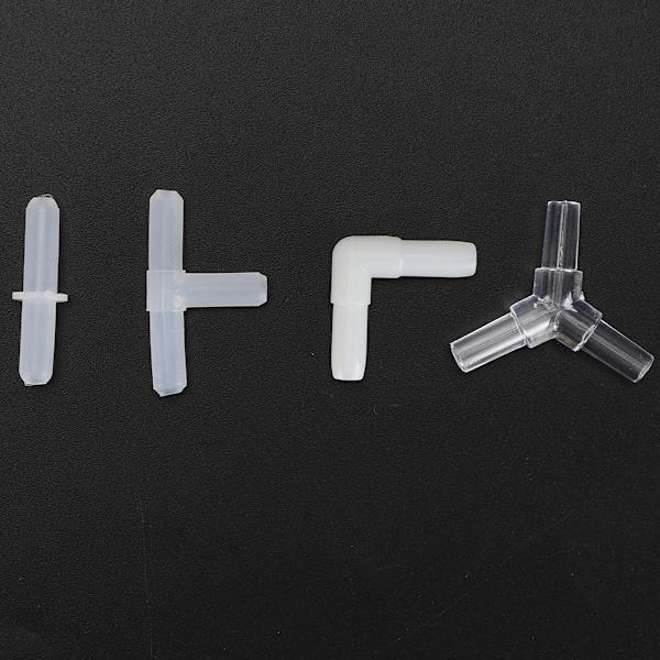 Plastik Akvarium Luftpumpe Slange Samlinger Akvarium Luft Slange Konnektor Rør Fittings