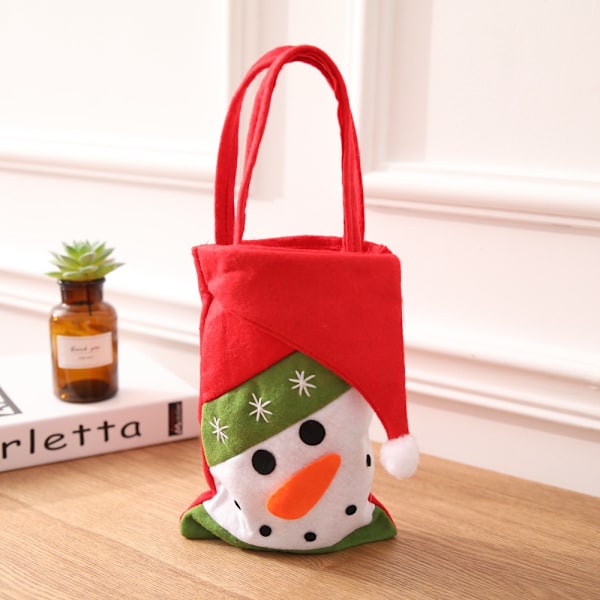 Jul Återanvändbar Tote Present，För Kvinnor Flickor Barn