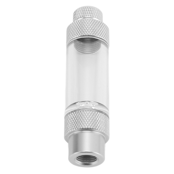 CO2 Boble Tæller Forhindre Tilbagevenden Nøjagtig Tælling Aluminium Legering Akvarium CO2 Regulator til Fisketanke Enkelt Hoved 80 X 20mm/3.14 X 0.79in