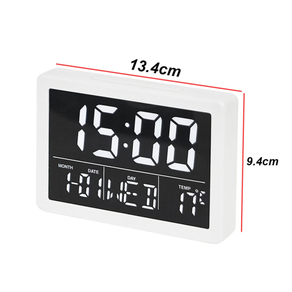 Suuri näyttö yksinkertainen tyyli LED-kello yöpöydän herätyskello