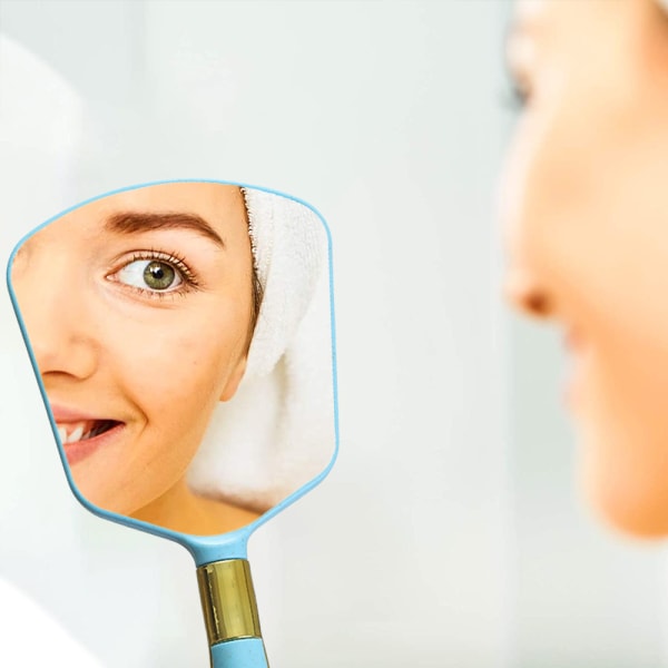 Håndholdt spejl med håndtag, til Vanity Makeup Home Salon