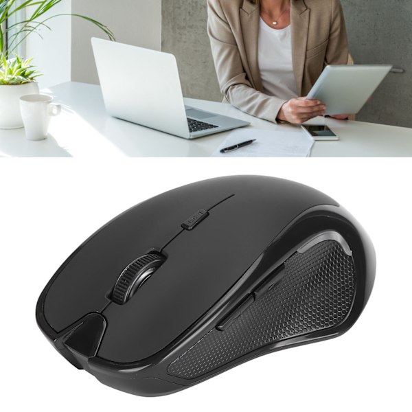 Trådløs mus ergonomisk mini optisk computertilbehør til notesbog tablet pc