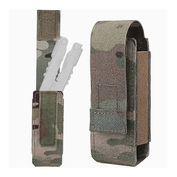 Molle Mounting Storage Accessory Pack Multifunctional Bag for Flashlight Pliers Tool Holder B Camouflage
