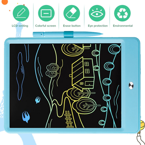 Børn doodle tegnebræt farve LCD skrivetavle