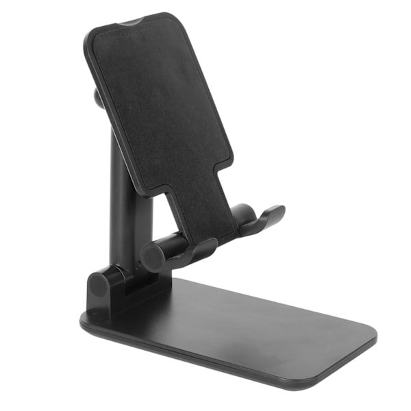 Mobiltelefonholder Foldbar Retractable Multifunksjonell Skrivebordsstativ for Chasing Drama Playing TabletBlack