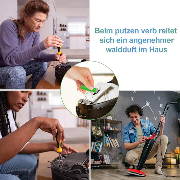 10 stk. støvsugerpose duftstrimler, støvsugertilbehør, støvsugerduft, støvsuger deodorant, til Vorwerk
