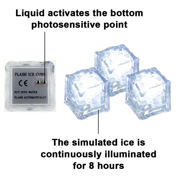 Valaistuvat LED-jääpalat (12)