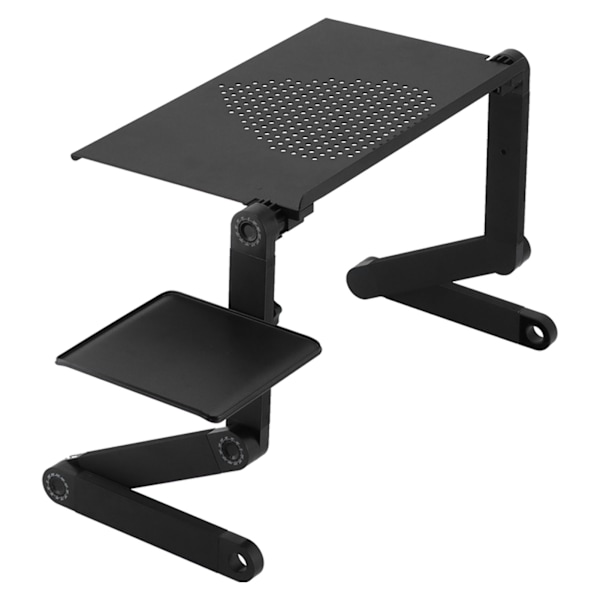 Mångsidigt Laptopställ, Portabelt Vikbart Skrivbord för Arbete Överallt, Ergonomisk Höjdjustering, Aluminiumlegeringskonstruktion, Lämpligt för Hemmet