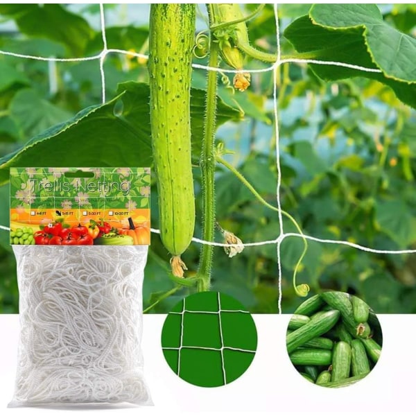 1,67mx 10m Have Netting Polyester Trellis Plante Ært Støtte