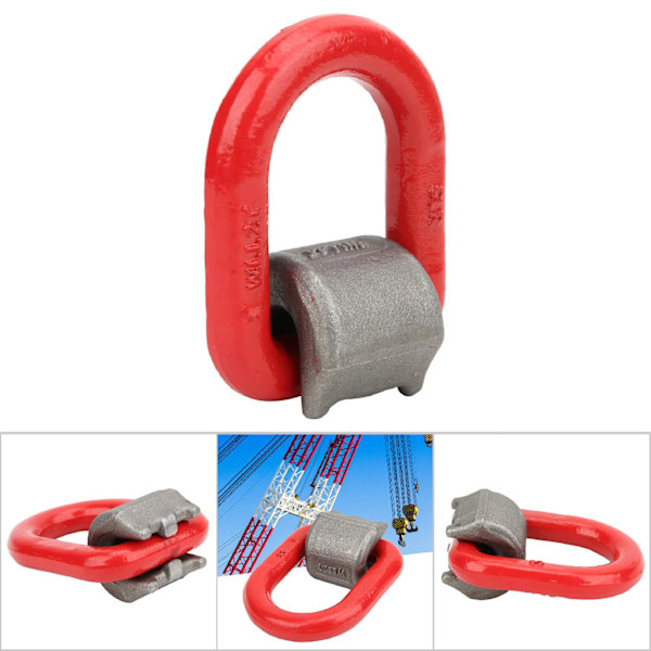 G80 Legering Stål Smed D-Ring Shackle Højstyrke Løftering Shackles (2t)