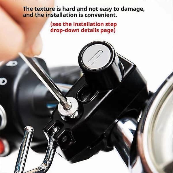4 Helmet Locks Electric Bicycle Motorcycle Universal Anti-theft Handlebar Helmet Lock model 3