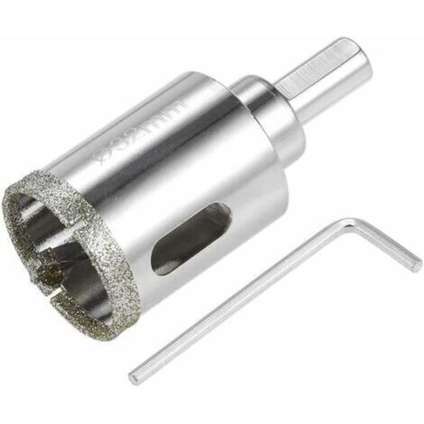 Diamant Glas Hulsavebor med Center Pilot Bit til