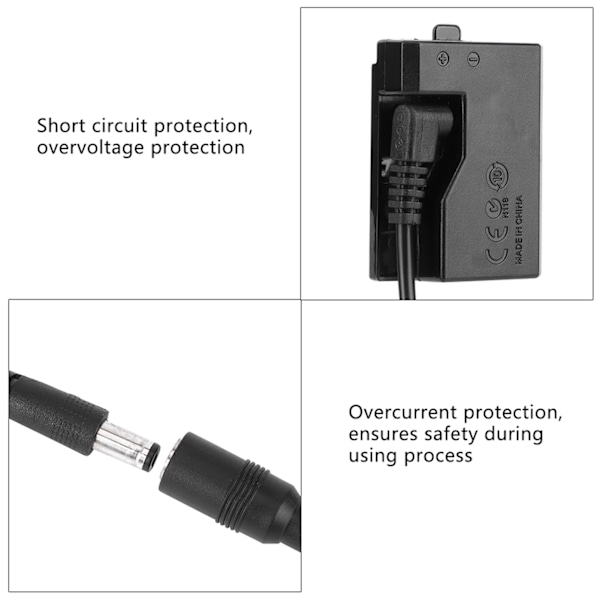 USB til ACK‑E10 fuld dekoder dummy batteri til Rebel T3/T5/T6/T7/T100 kamera