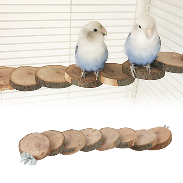 Trä Hamster Stege Bro Trä Hamster Klätterleksak att Leka och Träna för Papegojor Råttor Gyllene Björnar8 Stege