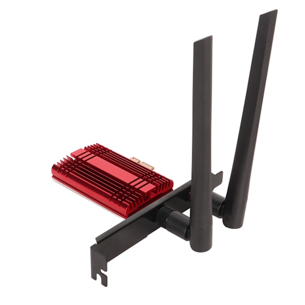 Gigabit nätverkskort WiFi 6 Bluetooth 5.2 2.4G 5.8G Dual Band trådlös PCIE X1-adapter för Windows10 11 64-bitars